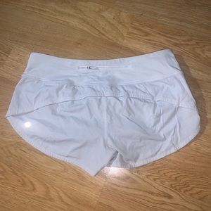 COPY - White lulu lemon shorts size 6